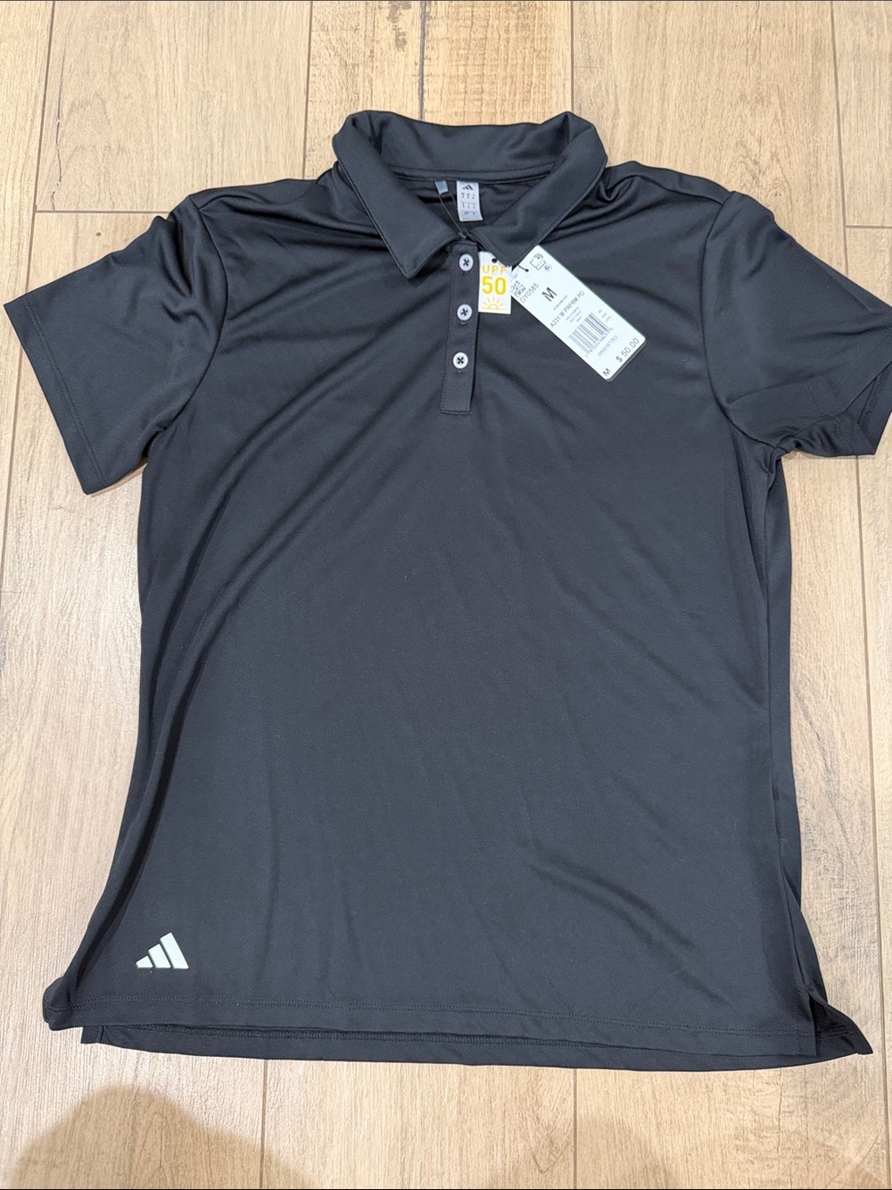 adidas Women’s Black Short Sleeve Polo Top NWT